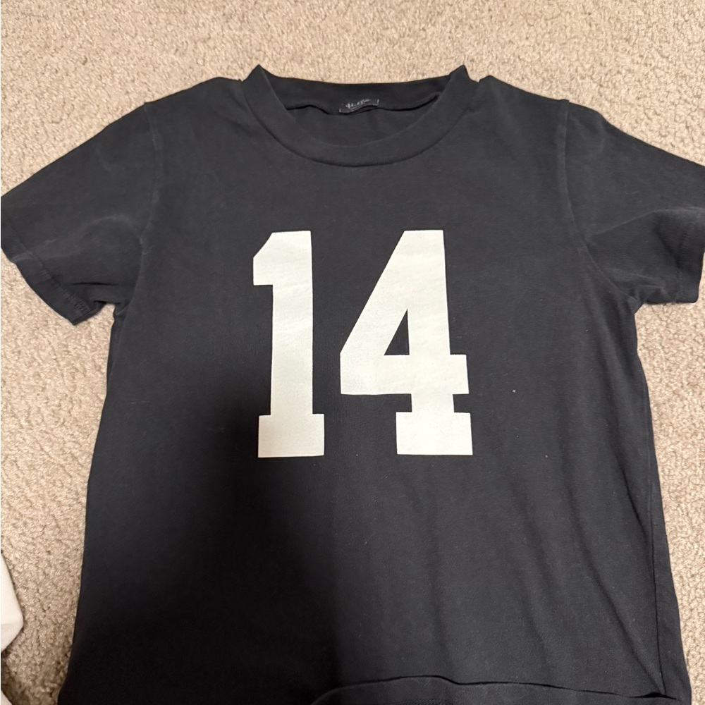 John Galt black baby tee